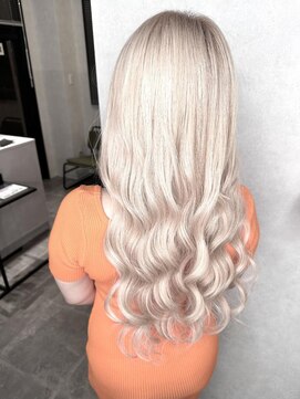 エル オオサカ 心斎橋店(L. OSAKA) ホワイトベージュエクステ_アッシュヘルシースタイル_S94