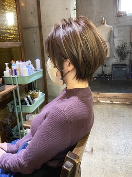 トト 船橋店(toto.) 黒髪/グレーベージュ/レイヤーロング/前髪パーマ[西船橋/津田沼]