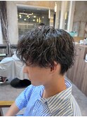 おしゃれ質感波巻きパーマ