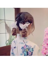 トム ヘアー(Tom hair)&nbsp;編み込みヘアアレンジ