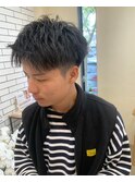 ワックスなし爽やかカジュアルツーブロック