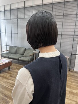 コルク バイ マグ 松本駅前(COLK by Mag) 20代30代40代ミニボブショコラアッシュ透明感小顔ブリーチなし