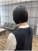 20代30代40代ミニボブショコラアッシュ透明感小顔ブリーチなし