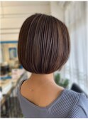 お手入れ簡単ボブスタイル