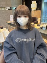 ファースト 仙台店(first) 黒髪 ボブルフ ネビージュ 小顔 ワンレン 髪質改善 前髪