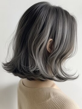 サンタフェ 日進岩崎店(Santa'Fe) 白髪ぼかしカラー/脱白髪染め/グレイカラー/大人女性