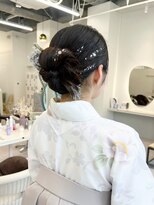 卒業式/袴着付け/袴ヘアセット/袴ヘアアレンジ/袴ヘア/