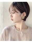 小顔/ショート/美髪/イメチェン/ワイドバング