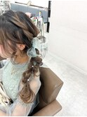 サイド編み下ろし