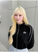 《RIHO》ホワイトブロンド^^