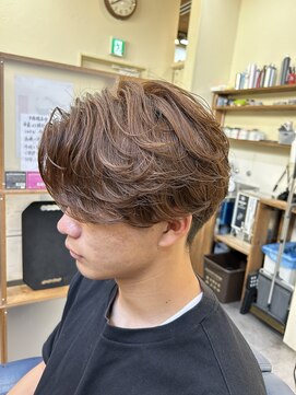 ルシードスタイルアイフラット(LUCIDO STYLE I-FLAT) 毛流れニュアンスパーマ