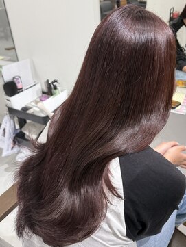 ハピネス 梅田茶屋町店(HAPPINESS) ブリーチなしダブルカラーチェリーレッド