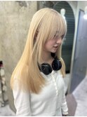 ブリーチ2回～／ブロンドベージュ◎