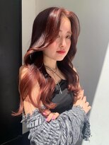 ユーフォリア 新宿通り(Euphoria)&nbsp;レッドカラー/顔周りレイヤー/ハッシュカット