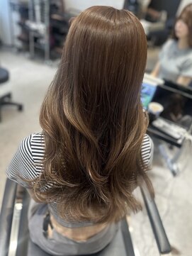 リス バイ ソヨン(Lis by SOYON) ブリーチなしダブルカラー/ミルクティーベージュ/メルティカラー