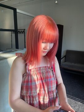 ヴィオラカラー(VIOLLA COLOR) 顔まわりレイヤー×韓国へア/小倉