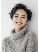 ヒマル 学芸大学(Himaru)&nbsp;大人女性/ヘアセット/ボブルフ/ネビージュ/小顔/ショートカット