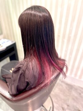アース 大宮宮原店(HAIR&MAKE EARTH) ピンクインナーカラー
