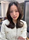 韓国レイヤー/レイヤーカット/顔周りカット/顔周りレイヤー