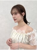 顔周り おくれげ
