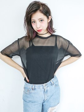 ロブ×インナーカラー