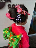 古典美と華やかさが魅力の七五三スタイル