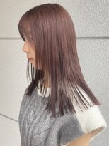 ヘアーアイストゥーレ(HAIR ICI TRE) ブリーチ無しダブルカラーオレンジ似合わせカットイメチェン
