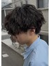 【メンズカット+各種パーマ】¥16500→¥14000#郡山#メンズサロン#メンズ