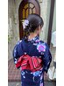 花火大会、お祭り浴衣ヘアアレンジ+浴衣着付 ¥8800