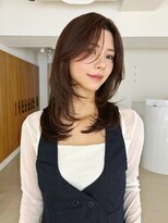 フィルムス 横浜(FILMS+) くびれレイヤー/オリーブベージュ/顔周り/シースルー/横浜+