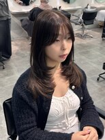ジーニー 千葉(GENiE)&nbsp;韓国レイヤーカット/顔周り/ショコラブラウン/【古荘竜生】