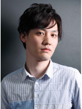 オムヘアーバイグルーマーズ(HOMME HAIR by GROOMER/S) マッシュウルフ 流し前髪スタイル 【水道橋 HOMME HAIR 2nd】