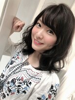 ロンド フィーユ(Lond fille)&nbsp;暗髪に似合うパーマスタイル