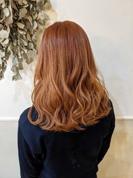 ボアップ 新居浜店(boappu) オレンジ/カラー/韓国風カラー/ダブルカラー/ケアブリーチ