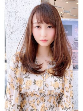ヘアーサロン ロージー 北上本通り店(Rosy) 「大人かわいい」ふんわりツヤ髪　ロングヘア
