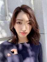 フラッグヘア 新宮店(Flag HAIR)&nbsp;秋カラーマロンベージュくびれ韓国イルミナカラー