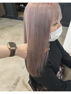 ヘアーステーション ハレラ(Hair station HaLe'LA) ピンクベージュ