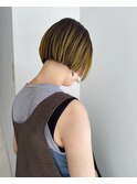 イエローハイライト ×   ミニボブ