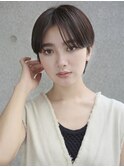 大人マッシュショート/丸みショート/イメチェン/30代40代50代