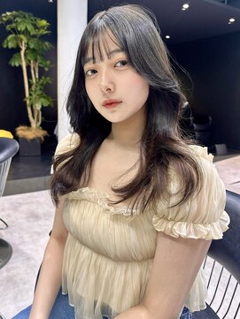 シティ(CITY) 巻いても可愛いレイヤーカット 韓国ヘア 顔周り 後毛 東垂水