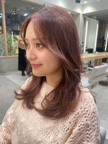 エジョン 三鷹店(Aejon)&nbsp;#バレイヤージュ#グレージュカラー#ボブウルフ#ココアベージュ