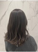 秋スタイル 〇 透明感ダークグレージュ
