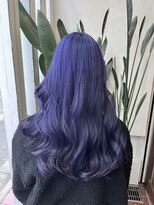 アン(Hair make un)&nbsp;【ダブルカラー】ラベンダーブルー♪