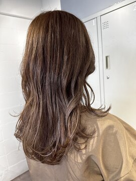 シェル 吉祥寺(shell) グレージュカラー/ボブウルフ/黒髪/ココアベージュ