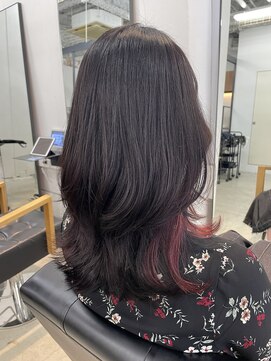 ナンバースリー 溝の口店(Number Three) ピンクインナーカラー【N°3溝の口】