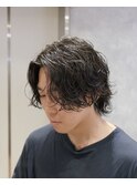 色気波巻きパーマ/ウルフパーマ