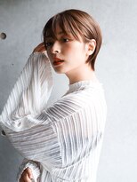 ソウ アオヤマ(SO aoyama)&nbsp;コンパクトショート　ベージュブラウン　大人可愛い丸みヘア