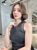 ロンド ジュルード 名古屋(Lond jeloud)&nbsp;ショート タッセルボブ 縮毛矯正 髪質改善 韓国 切りっぱなし 3