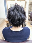30代40代50代☆ランダムショートパーマ♪【Groud hair錦糸町】