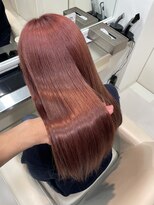 ヘアメイク ルエル(Hair Make Ruelle) ダブルカラーコーラルピンク